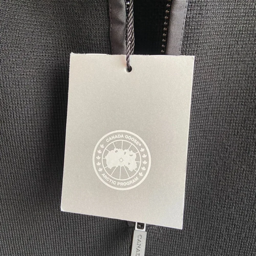 NWT Canada Goose Black Classic Stormont Quarter Zip Sweater - Picture 6 of 11